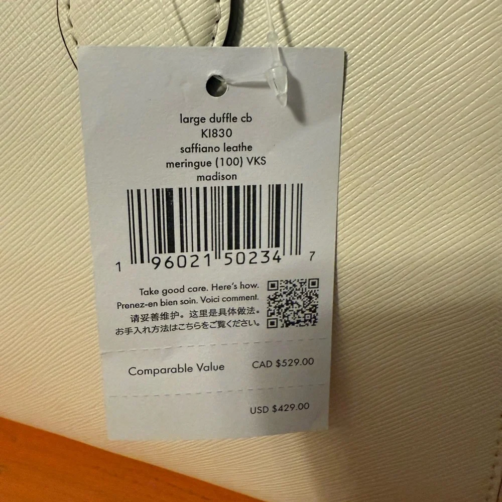 Kate Spade Madison Large Duffle Crossbody NWT - Picture 4 of 11